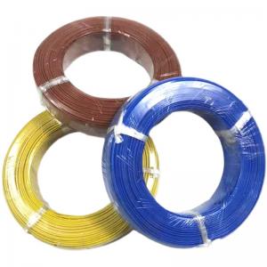 K type high temperature compensation wire Teflon insulation fiberglass braid TG-K-24 26 28 TG-K-30 TG-K-36 TG-K-40AWG